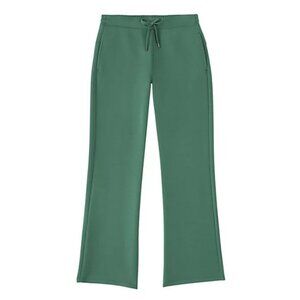 Members Mark Women's Wide Leg Luxe Pants GREEN JADE SZ LARGE Comfort Soft Pocket